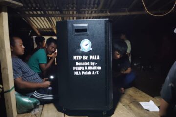 K. Hrahmô, MLA, 40-Palak ST (A/C) donated sound systerm