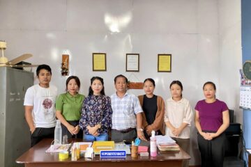 Puhpa T. Seido visits Orphanage homes in Siaha