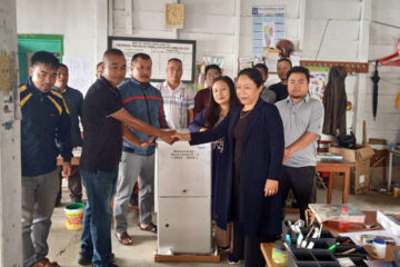 Village Council donated water cooler for Siaha Vaihpi Primay School