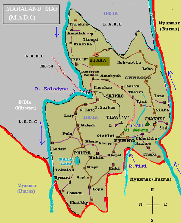 Map of Maraland